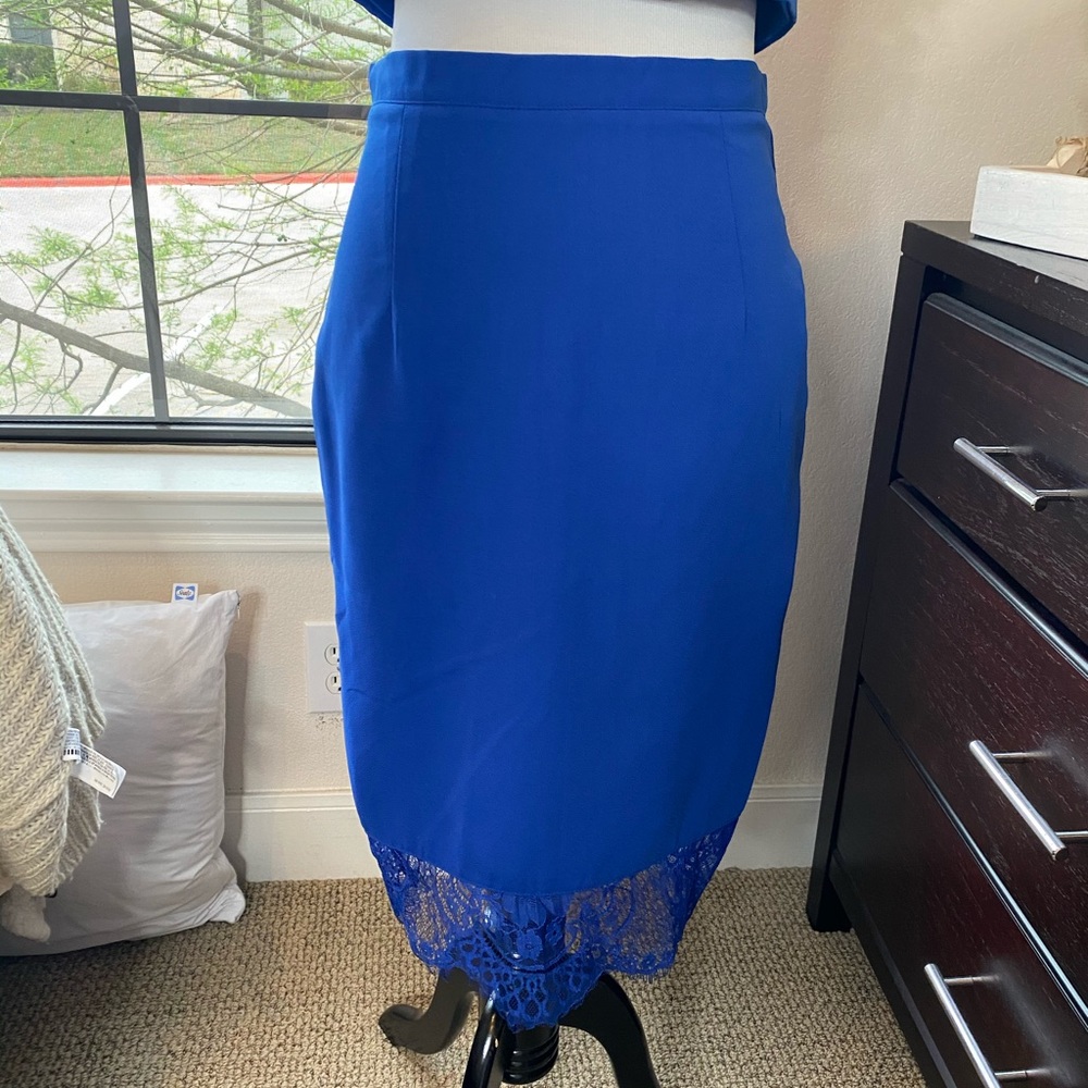 Lulu's Blue Skirt Set - Picture 2 of 4